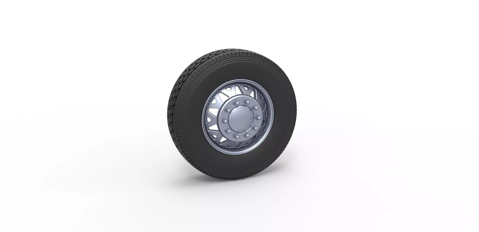 1/25 resin 3d printed custom wheel an tire set by 3D TECH DESIGN