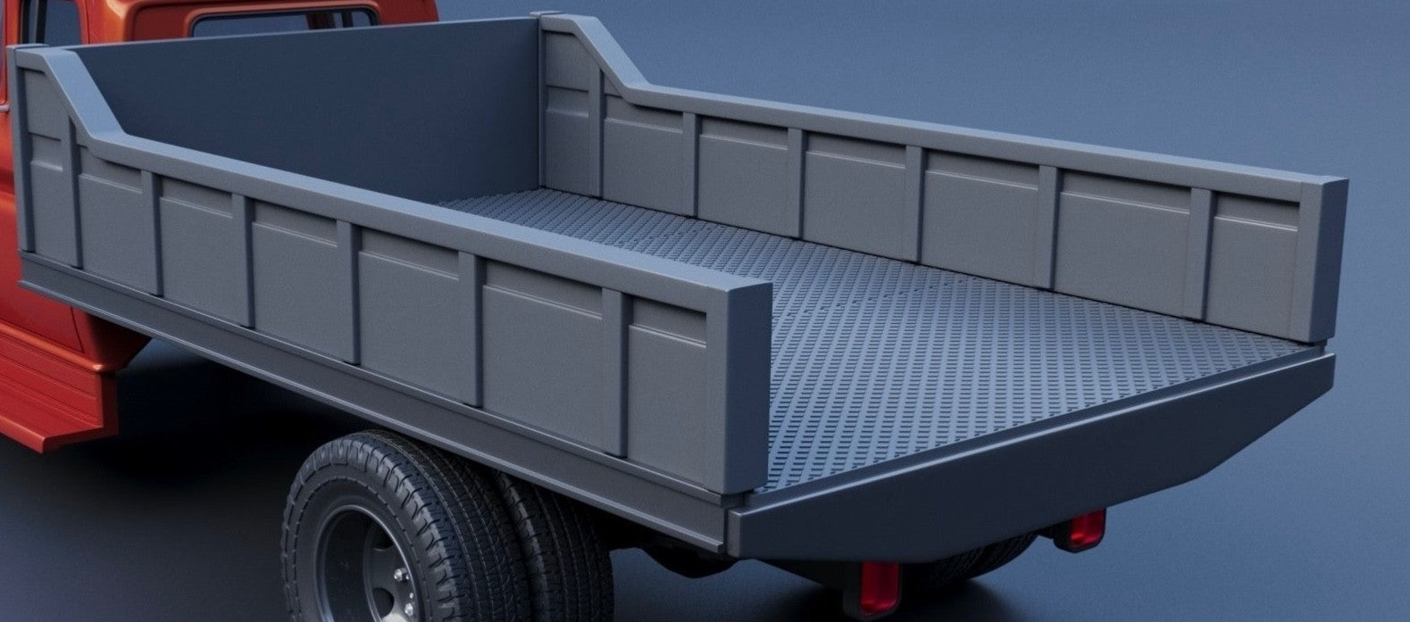 1/25 resin 3d printed unassembled landscape/cargo bed only, by Andrey Bezrodney