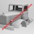 1/25 resin 3d printed MACK LJSWX 1953 1/25 SCALE CAB by alfa centauri