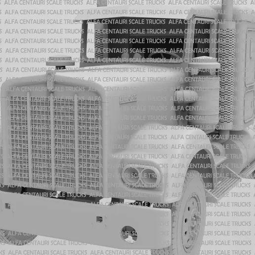 1/25 printed Kenworth W900 A w/36” sleeper by Alfa Centauri