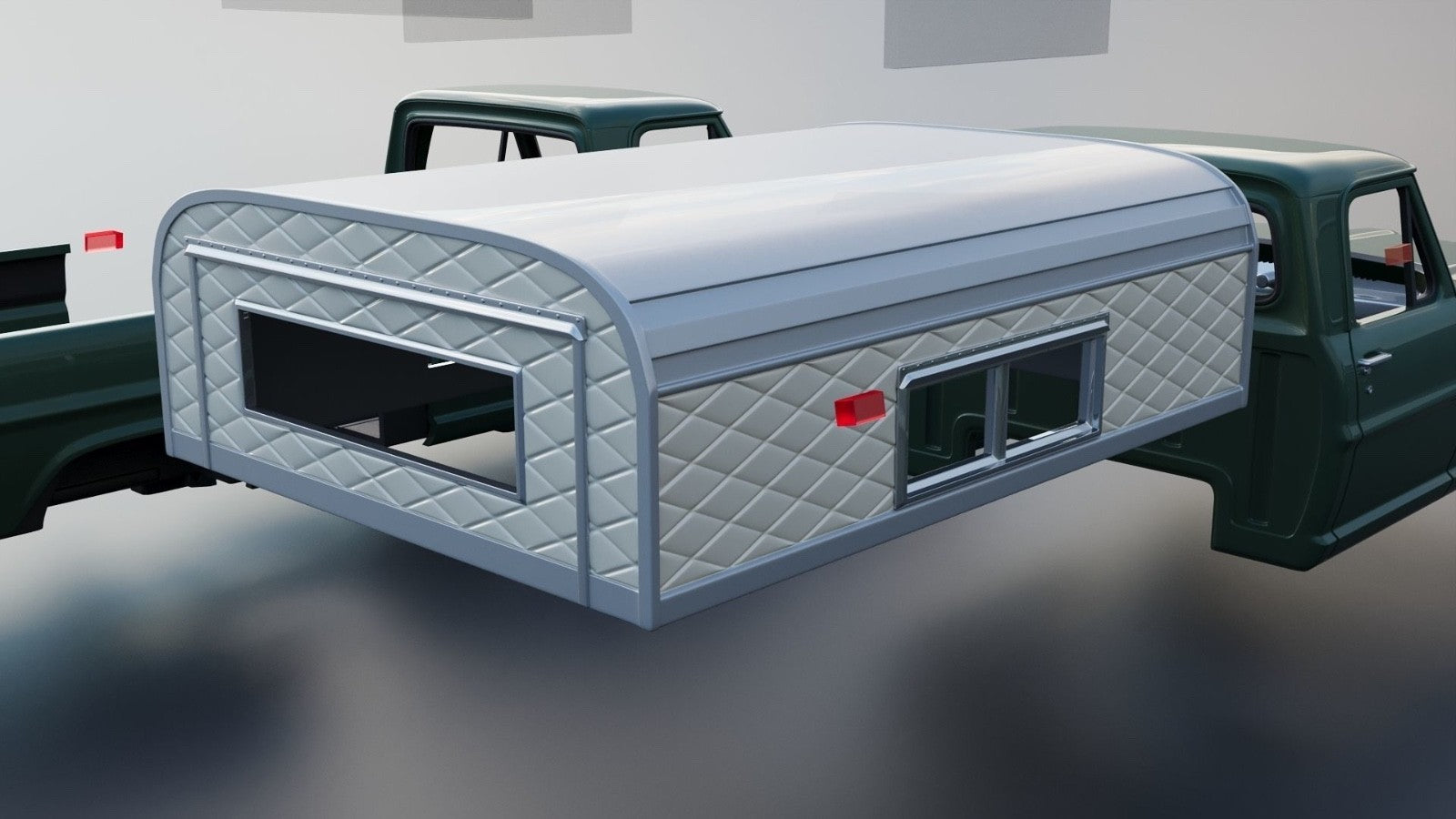 1/18th 3d printed 1970 camper shell only by Andrey Bezrodny