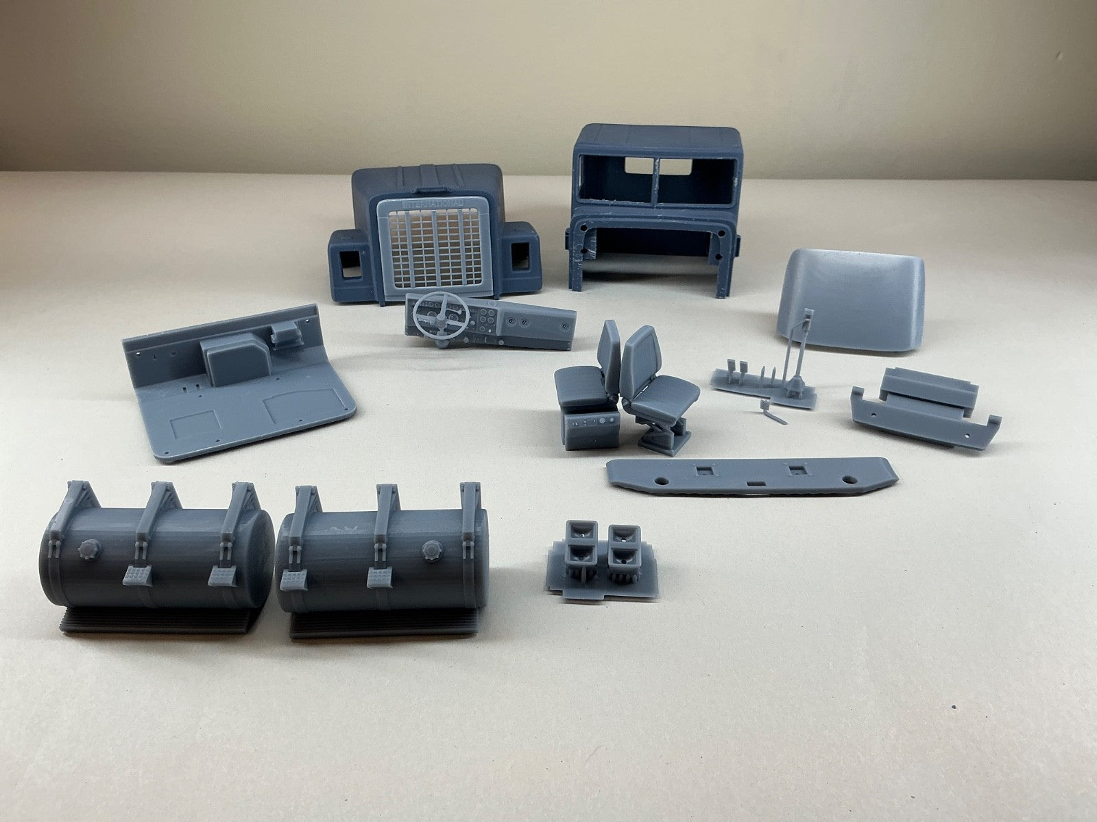 1/24th resin 3d printed International Transtar 4300 dual headlight version