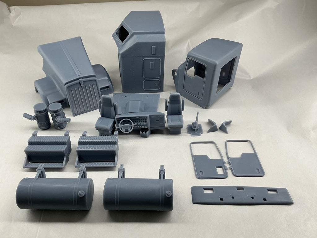 1/25th 3d printed KW W900L 60” aero sleeper kit by Alpha Centauri