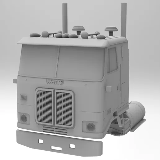 1/25 printed White Road Commander 88” sleeper cabover by Alfa Centauri