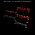 1/25 resin 3d printed LED light bar pack #1  by Nahuel Customs
