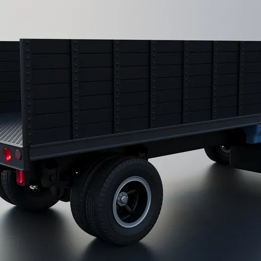 1/25th scale resin 3d printed unassembled grain/cargo box by Andrey Bezrodney