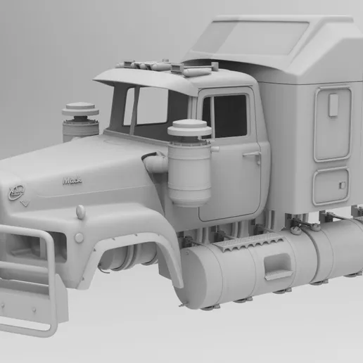 1/25th 3d printed Valueliner 48” aero sleeper cab kit by Alpha Centauri