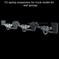 1/25th resin 3d printed tri spring leaf suspension by Nahuel Customs