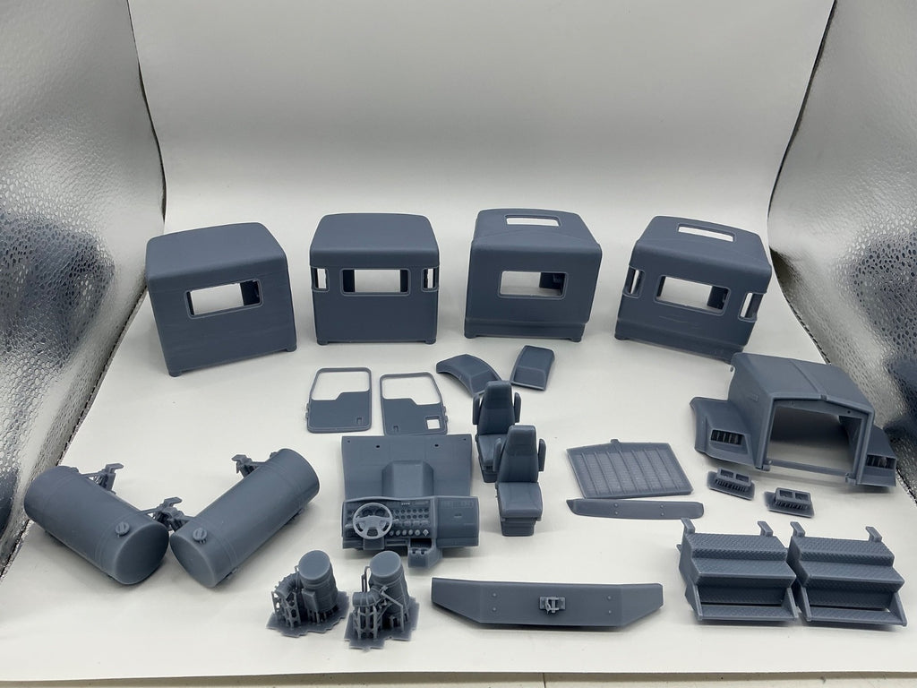1/25th 3d printed Kenworth T800 day cab kit by Alpha Centauri see details