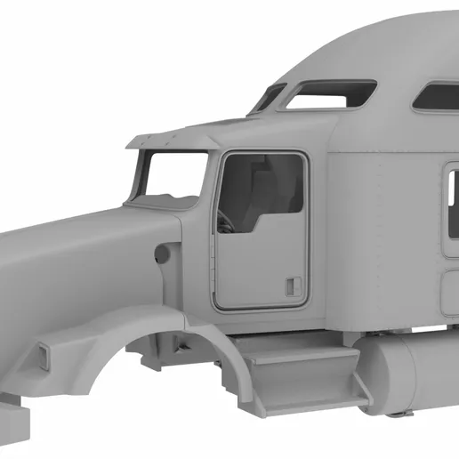 1/25th 3d printed Kenworth T800W sleeper kit by Alpha Centauri see details
