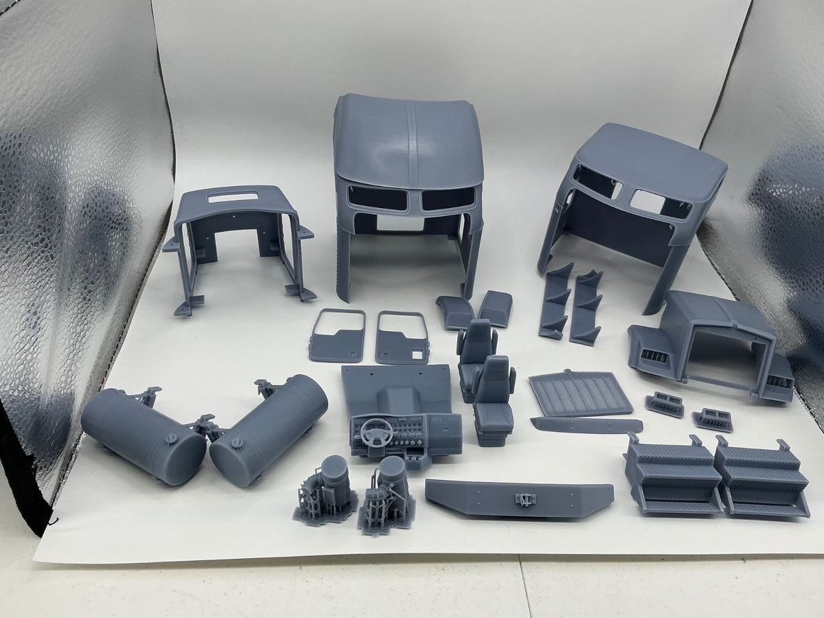 1/25th 3d printed Kenworth T800W sleeper kit by Alpha Centauri see details