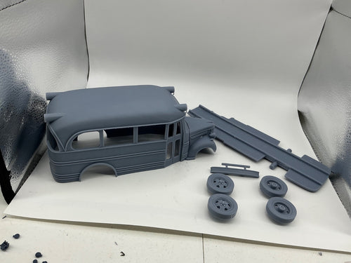 1/25 resin 3d printed 1940 Chevy  bus by Nahuel Customs