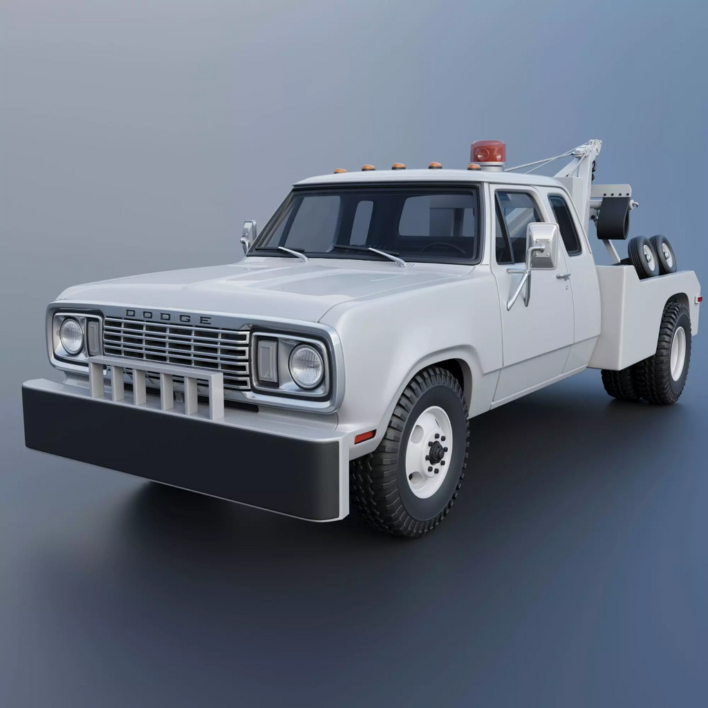 1/25 3d printed 1977 Dodge D300 wrecker by Andrey Bezrodny
