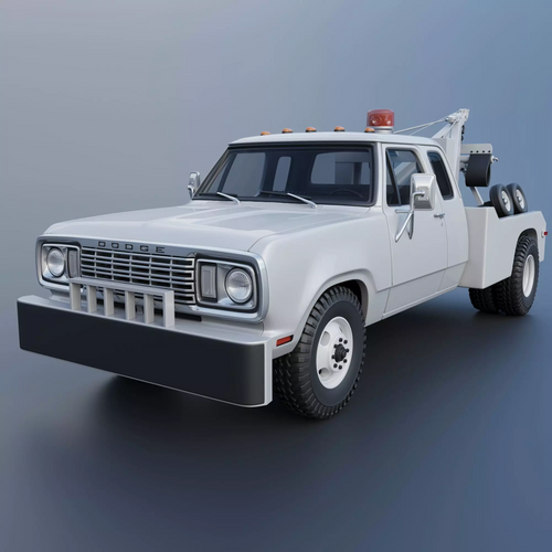 1/25 3d printed 1977 Dodge D300 wrecker by Andrey Bezrodny
