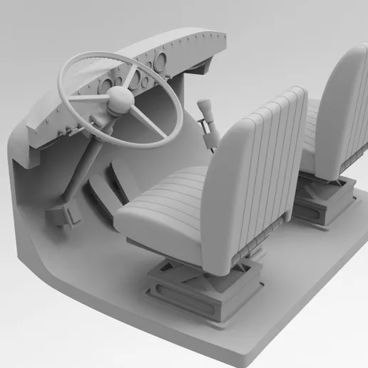 1/25th 3d printed resin Brockway 260 by Alfa Centauri