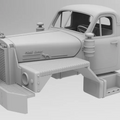 1/35th resin 3d printed MACK B-81 FOR MACK ENGINE HOOD 1/25 SCALE CAB