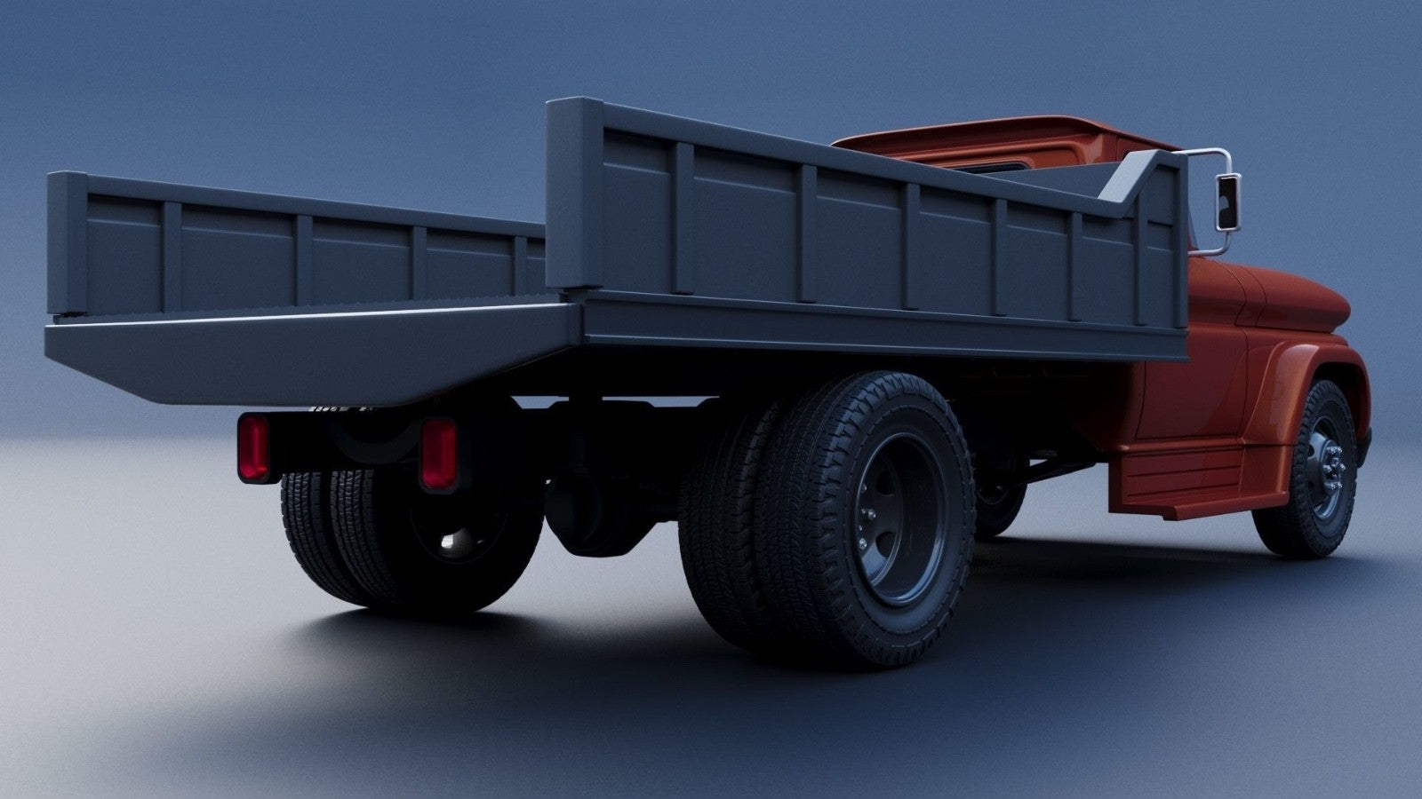 1/25 resin 3d printed unassembled landscape/cargo bed only, by Andrey Bezrodney