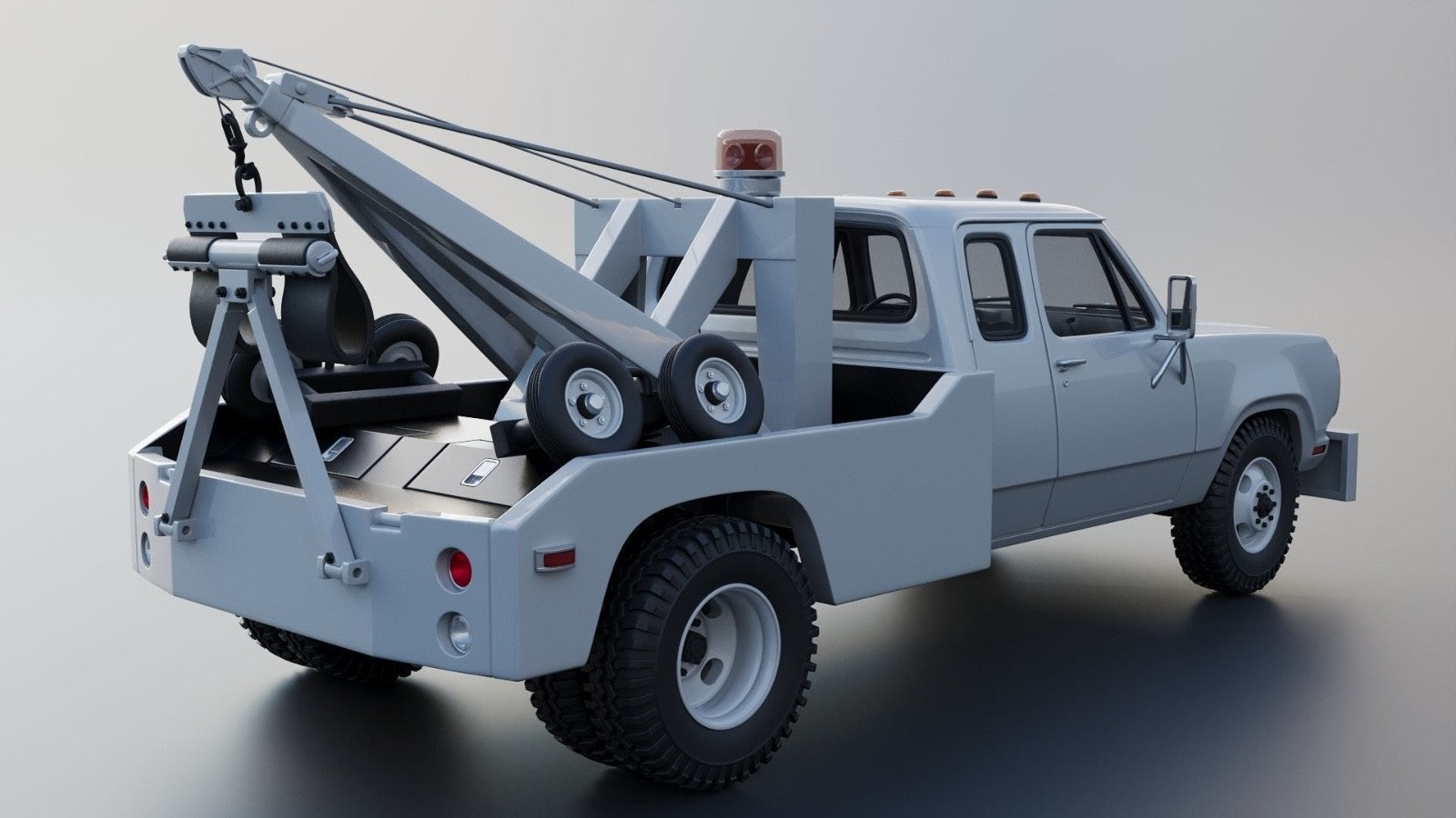 1/25 3d printed 1977 Dodge D300 wrecker by Andrey Bezrodny