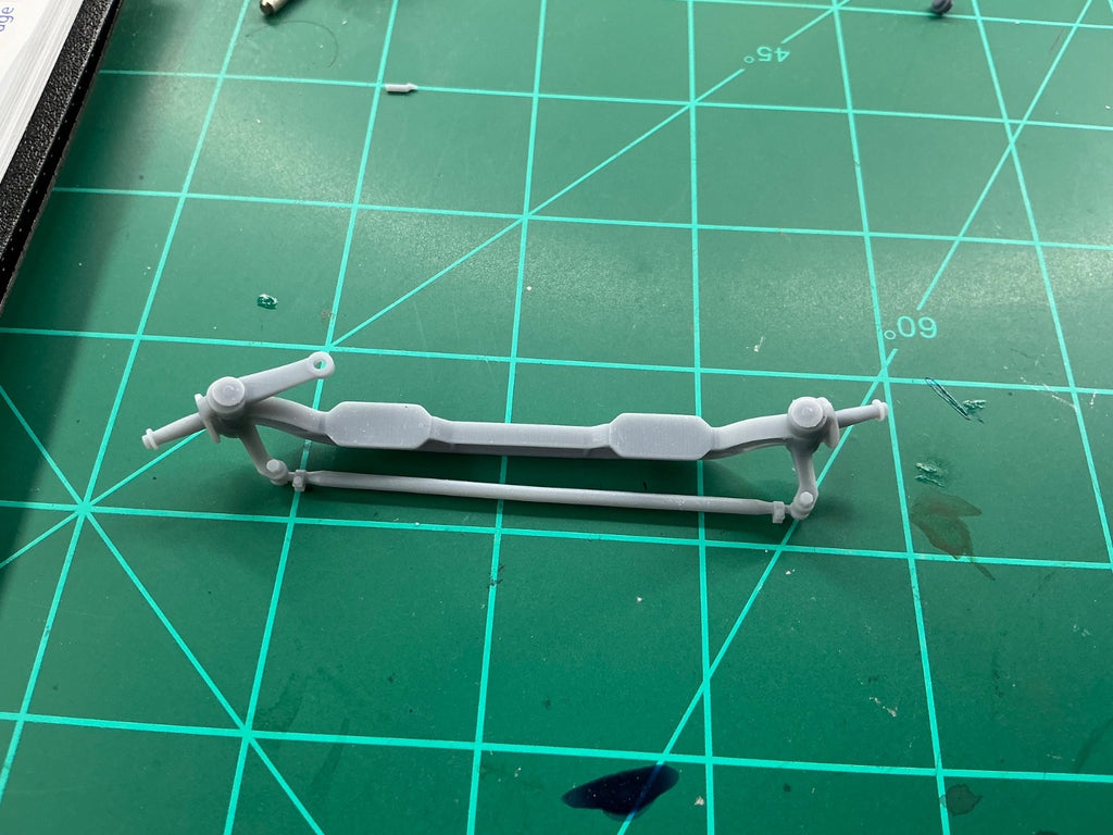 1/25th scale positionable front steer axle x 10 pieces by Nahuel Customs