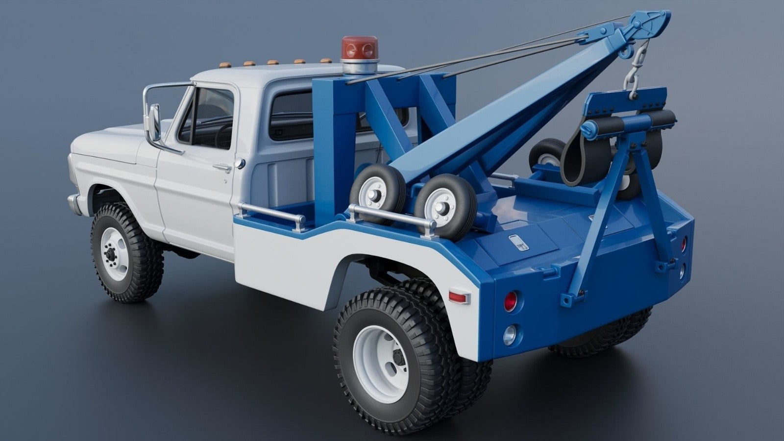 1/25 resin 3d printed 1969 Ford F350 wrecker designed by Andrey Bezrodney