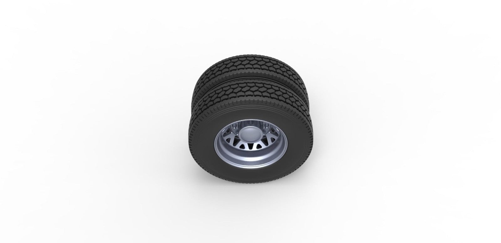 1/25 resin 3d printed custom wheel an tire set by 3D TECH DESIGN