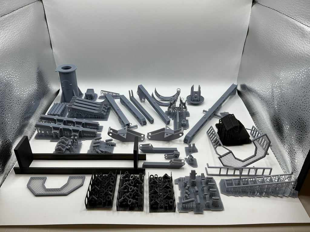resin 3d printed 1/24th scale VL Log Loader by WC3D