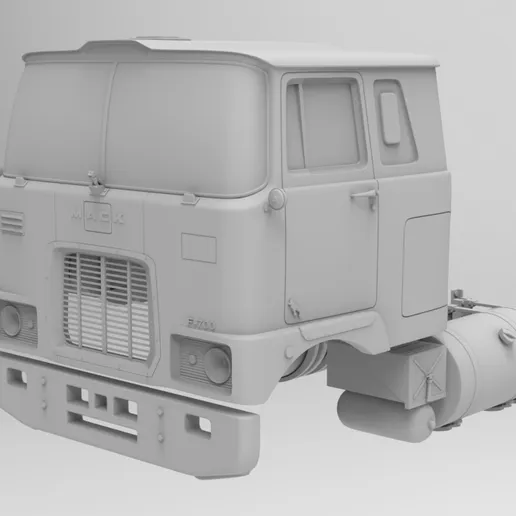 1/35 resin printed F700 cabover sleeper by Alfa Centauri