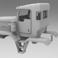 1/25th resin 3d printed Kenworth C500 twin steer day cab by Alpha Centauri