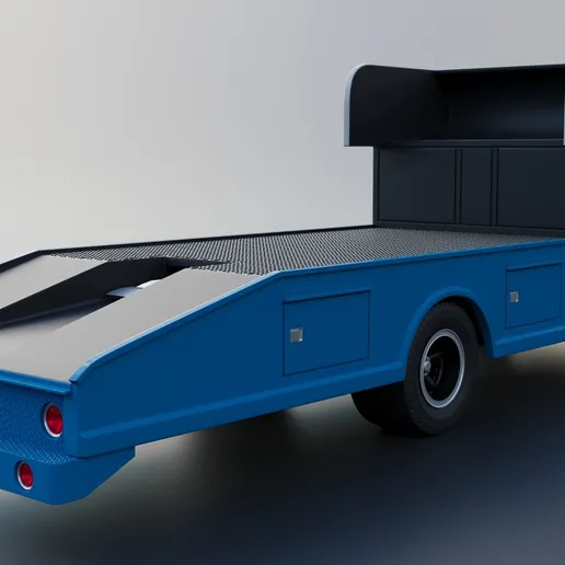 1/25 resin 3d printed Ford C600 ramp truck by Andrey Bezrodny