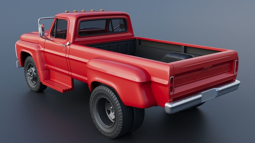 1/25 resin 3d printed 1967 Ford F 500 dually pickup designed by Andrey Bezrodny
