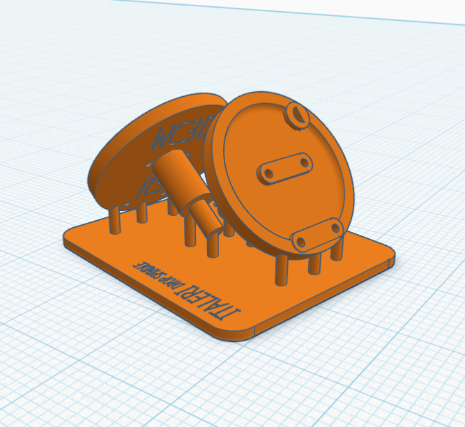 3d printed ITALERI TRUCK DROP FRONT SPINDLES 1/24 SCALE by WC3D