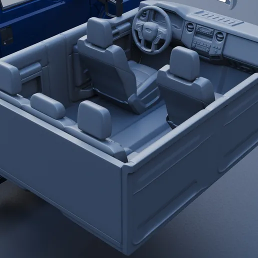 1/25 resin 3d printed Ford F650 crew cab by Andrey Bezrodney