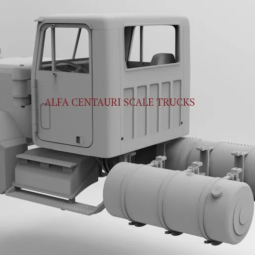 1/25 resin printed 1980 GMC General day cab by Alfa Centauri