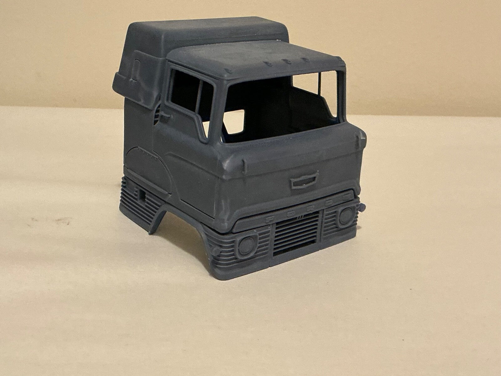 3d printed Ford H - SERIES TRUCK CAB WITH SLEEPER - 1 /64th  SCALE