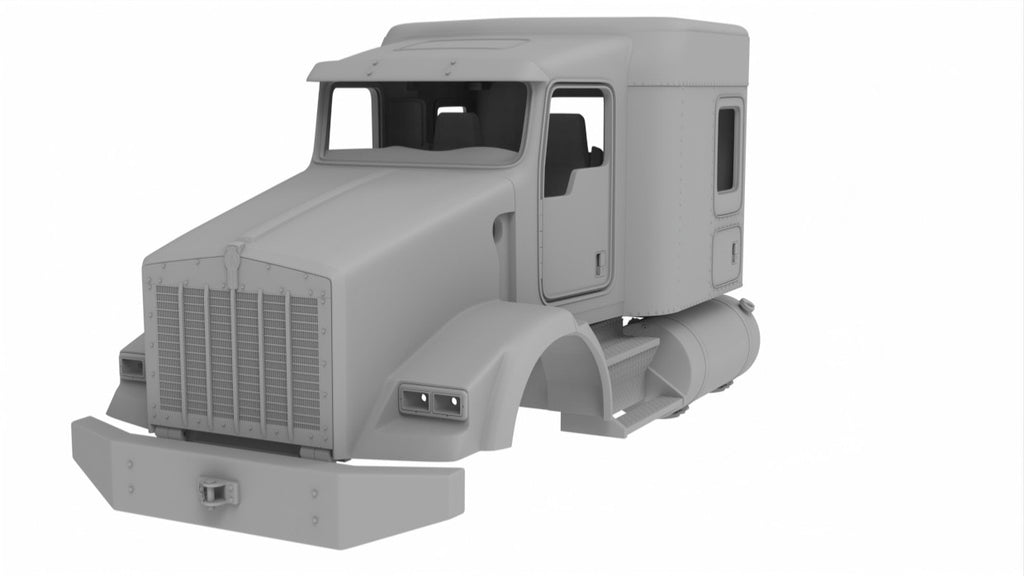 1/25th 3d printed Kenworth T800 sleeper kit by Alpha Centauri see details