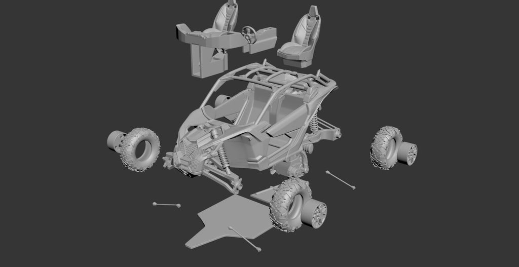 1/25th can am maverick resin model kit 1/25 Scale