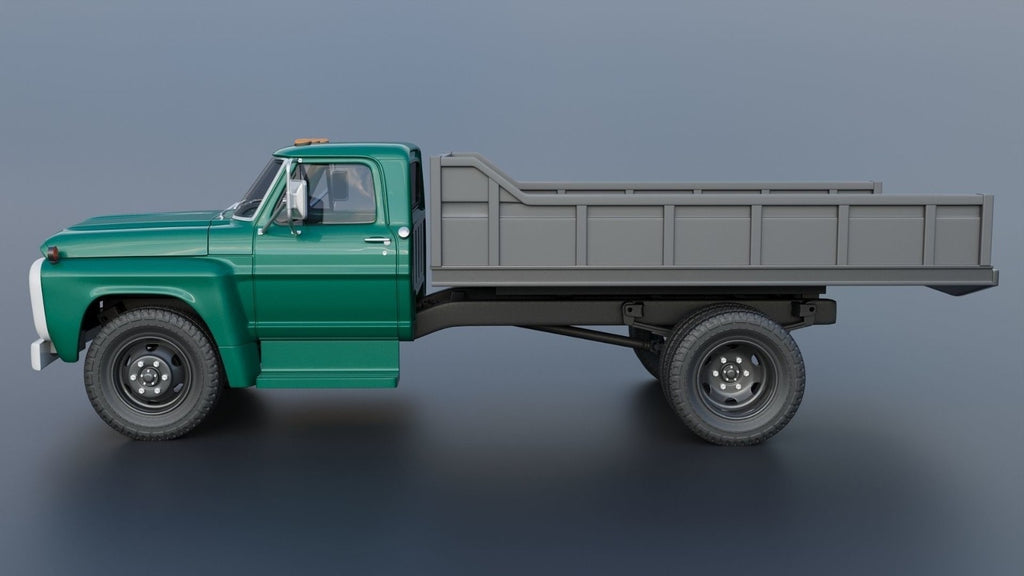 1/25 resin 3d printed 1967 Ford F 500 w/landscape be designe by Andrey Bezrodny