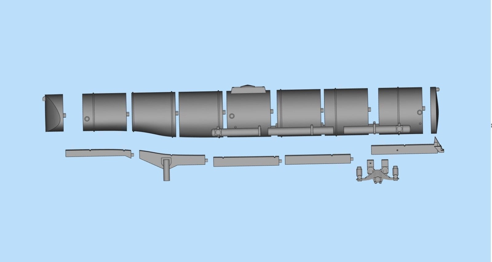 1/25 3d printed fuel tanker by anonymous