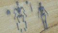 1/35 scale resin 3-D printed skeleton and bone parts. Ready for your diorama.