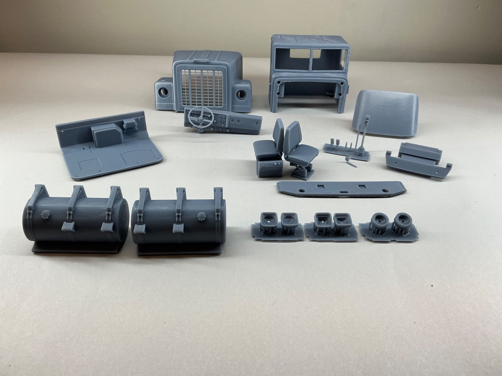 1/56 resin 3d printed International Transtar 4300 day cab by Alfa Centauri