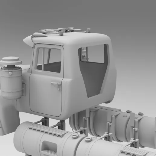 1/25th 3d printed Valueliner 60” sleeper cab kit by Alpha Centauri