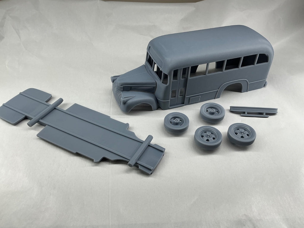 1/25 resin 3d printed 1941-46 Chevy  bus by Nahuel Customs