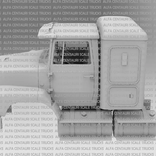 1/25 resin 3d printed FORD LS / LTS 8000 / 9000 sleeper AU by Alfa Centauri