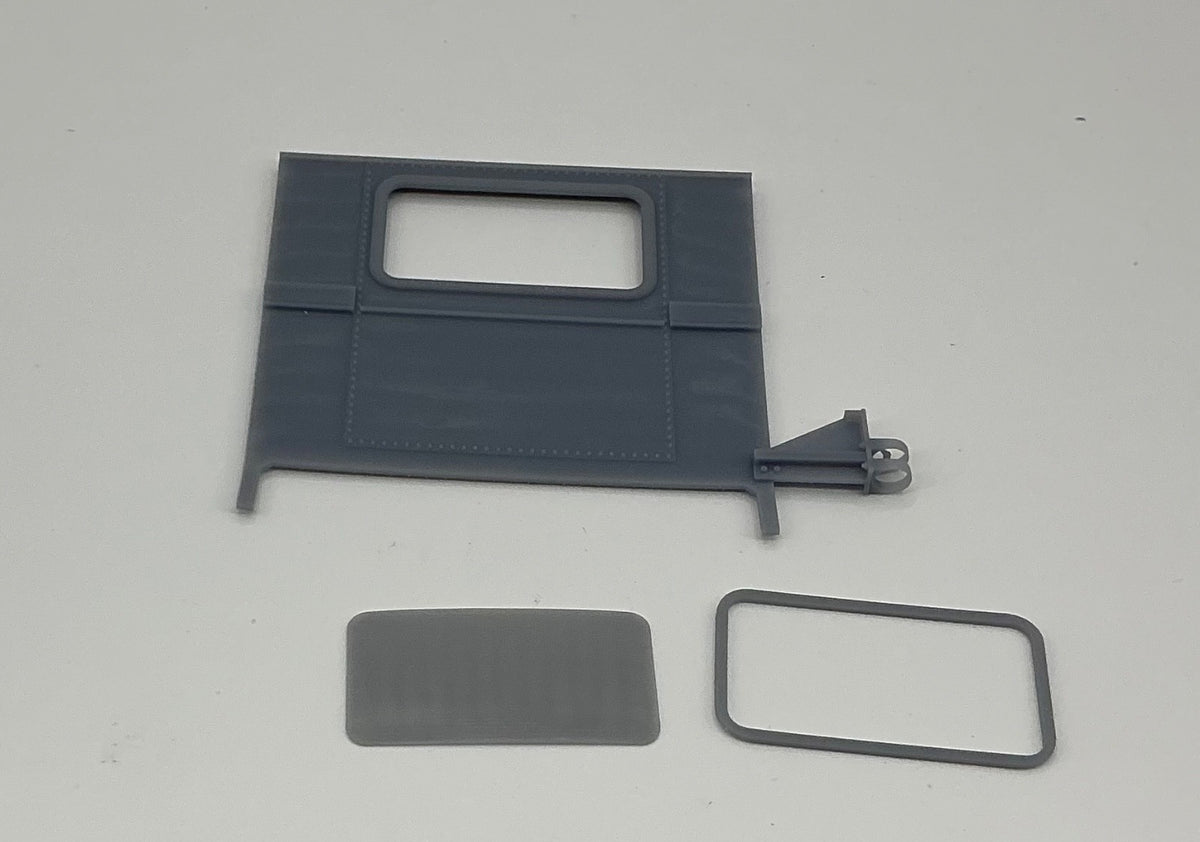 1/24 western star day cab rear plate, single exhaust by Fiala
