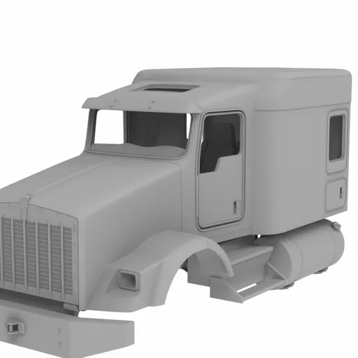 1/25th 3d printed Kenworth T800W sleeper kit by Alpha Centauri see details