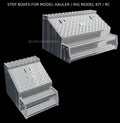 1/25th scale resin 3d printed storage/step boxes designed by Nahuei Customs