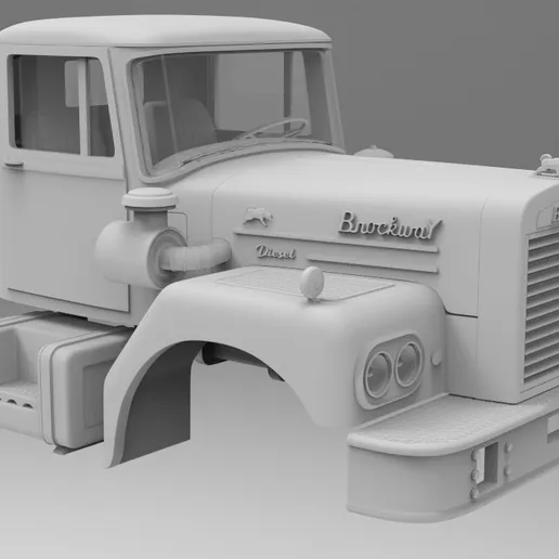 1/25th 3d printed resin Brockway 260 by Alfa Centauri