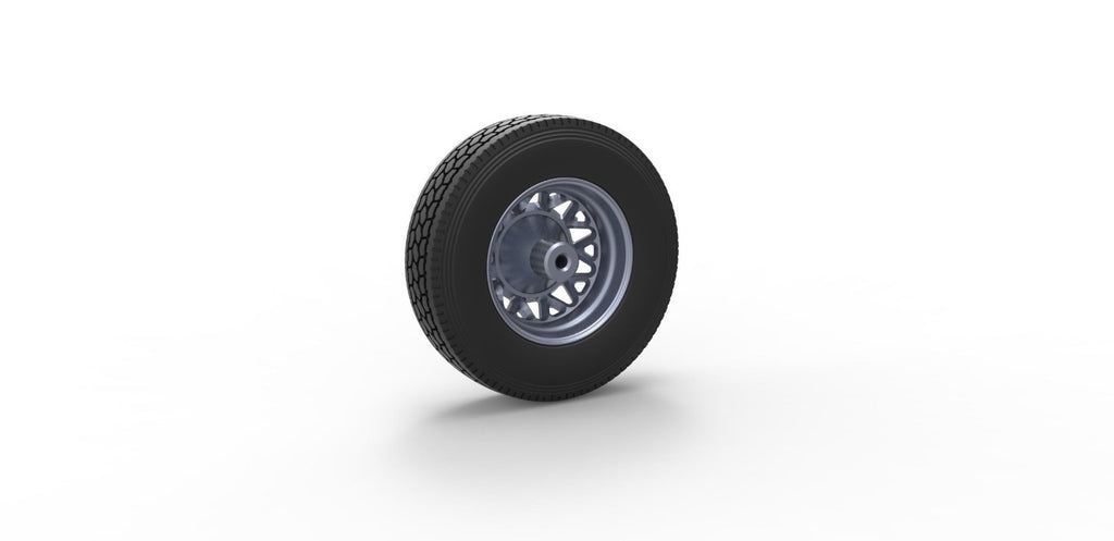 1/25 resin 3d printed custom wheel an tire set by 3D TECH DESIGN