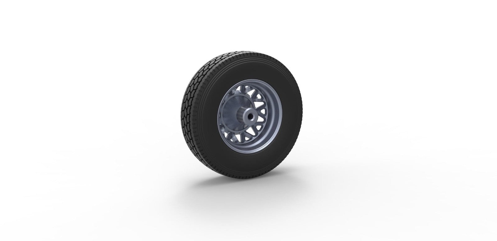 1/25 resin 3d printed custom wheel an tire set by 3D TECH DESIGN