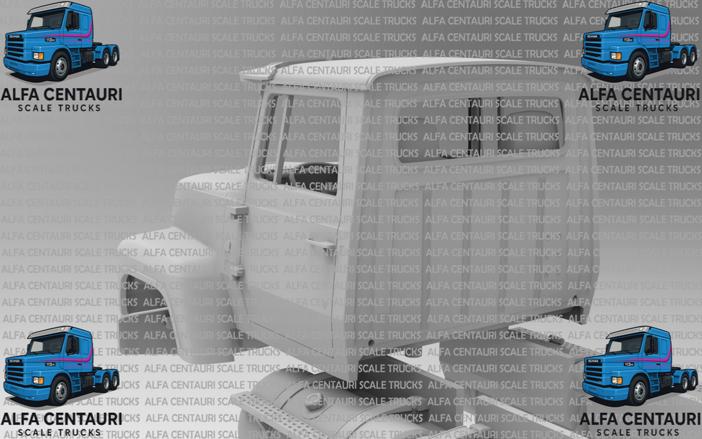 1/25 printed  FORD L / LN 8000 / 9000 105.3 BBC Day cab  by Alfa Centauri